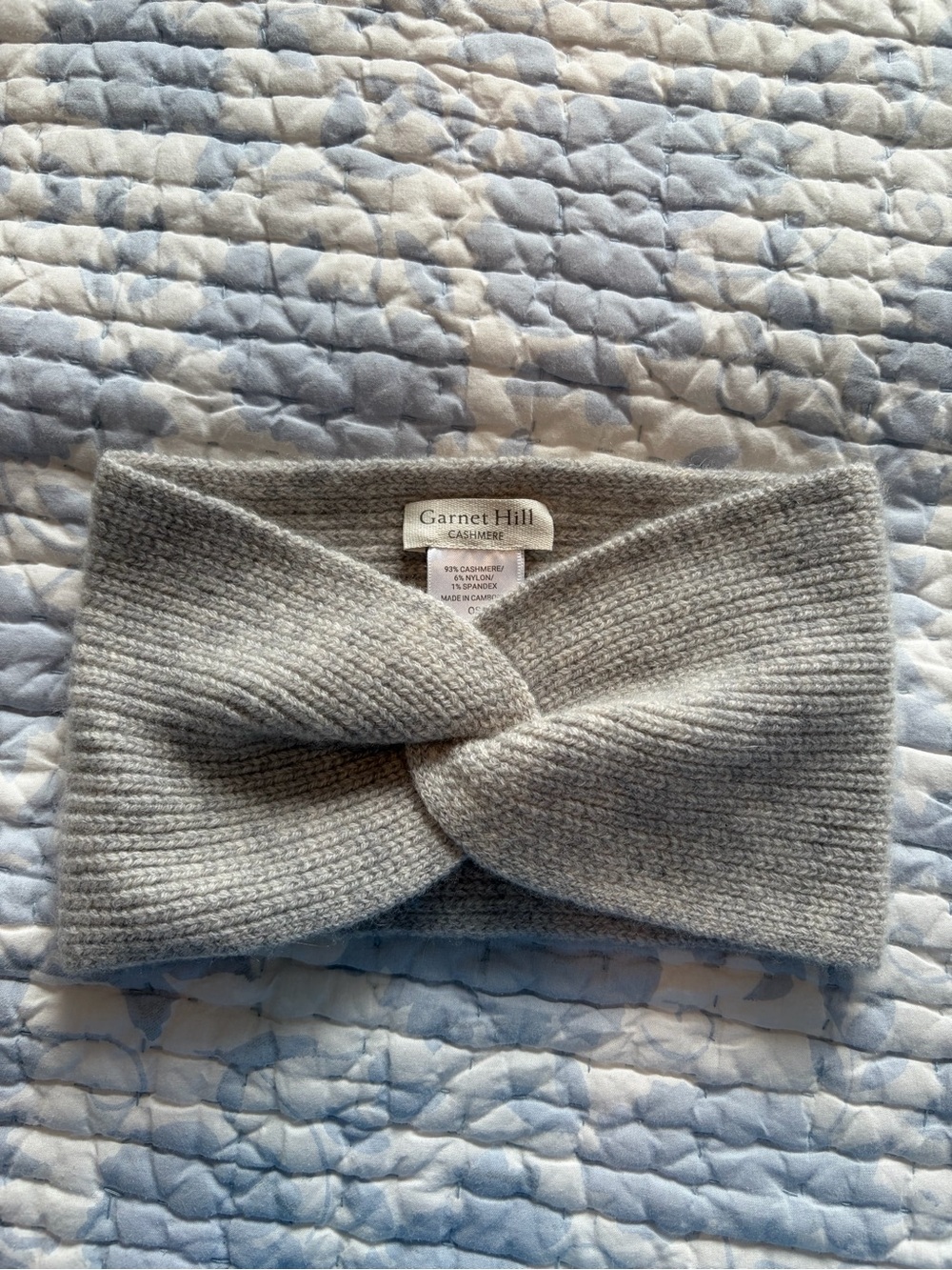Garnet Hill Cashmere Headband